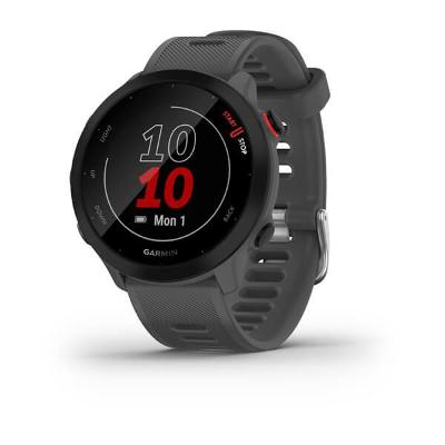 Relógio Garmin Forerunner 55 com Monitor Cardíaco de Pulso e GPS 42mm