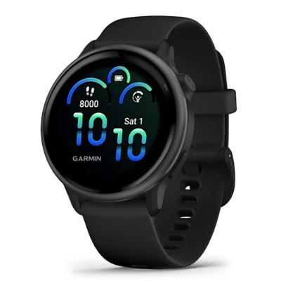 Smartwatch Relógio Garmin Vívoactive 6 Monitor Cardíaco de Pulso com GPS Preto 42mm