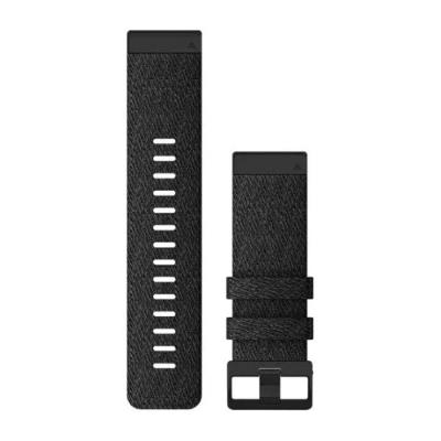 Pulseira Garmin QuickFit 26 Fenix 3/5X/6X/Tactix Delta Preto Matizado Nylon
