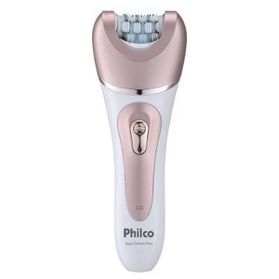Depilador de Pelos PDP02R AQUA DELUXE Philco Sem Fio Resistente Água Bivolt