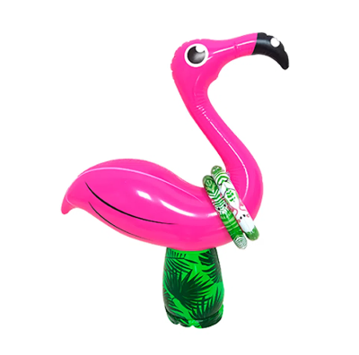 Jogo para Piscina Flamingo com Argolas Bel