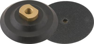 Disco de borracha 4" rosca m14 para politriz Vonder