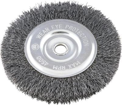 Escova Circular Ondulada 6x1/2 Furo 1/2 Polido Vonder