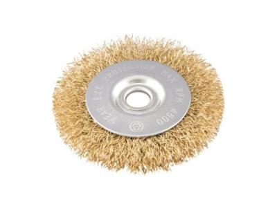 Escova circular ondulada 6x1" furo 3/4" pol 6000rpm Vonder