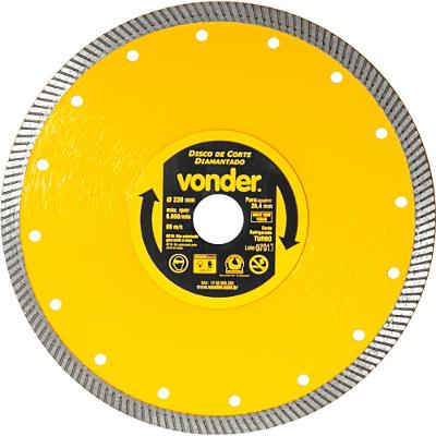 Disco Diamantado 230Mm Turbo Vonder