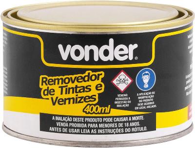 Removedor de tintas e vernizes 400ml pastoso Vonder