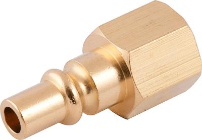 Conector Pino Rosca Fêmea 1/4  Npt Aço Carbono Zincado - Von