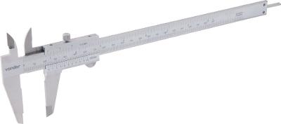 Paquímetro universal 200mm 0,05mm aço inox pa205 Vonder