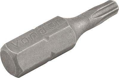 Jogo Bits Ponteiras Encaixe 1/4'' T27 x 25mm 5 peças Vonder