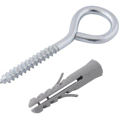 Pitão 5,5x70mm zincado c/ bucha 8mm p-8 c/ 100 peças Vonder
