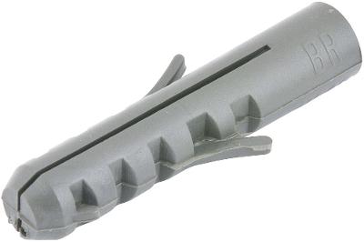 Bucha plástica 7x35mm com 1000 peças Vonder