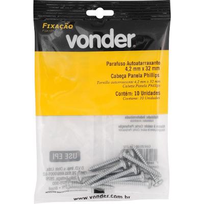 Parafuso Autoatarraxante 4,2x32,0mm Phillips Vonder