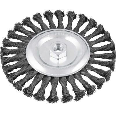 Escova circular torcida 7x1/2" rosca m14 9000rpm Vonder