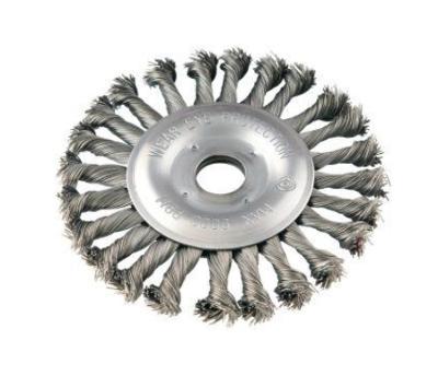 Escova circular torcida 7x1/2" furo 7/8" 9000rpm Vonder