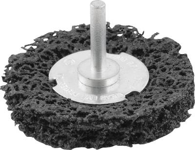 Esponja abrasiva 75mm haste 1/4" preta Vonder