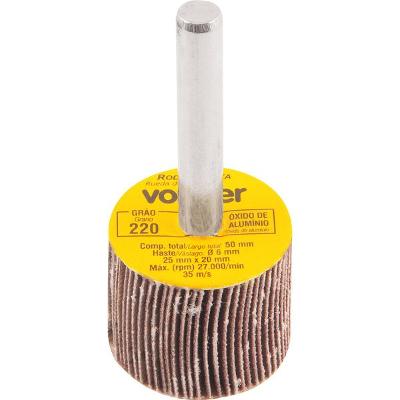 Roda De Lixa 25 x 20 mm Com Haste G220 Vonder