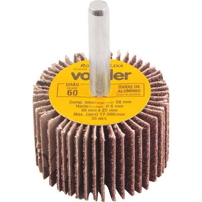 Roda de Lixa 40x25mm com Haste G60 Vonder