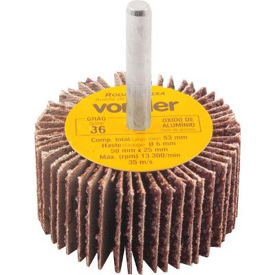 Roda de Lixa 50x25mm com Haste G36 Vonder