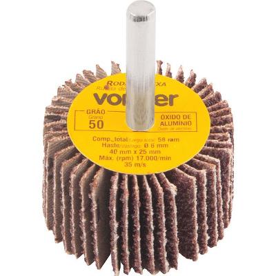 Roda de Lixa 40x25mm com Haste G50 Vonder
