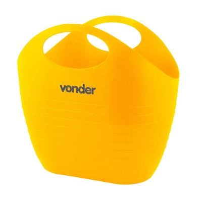 Bolsa Plástica Multiuso 8,5 Litros Amarela Vonder