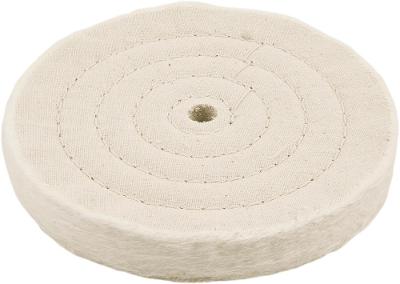 Roda de pano 6x5/8" furo 10mm para polimento Vonder