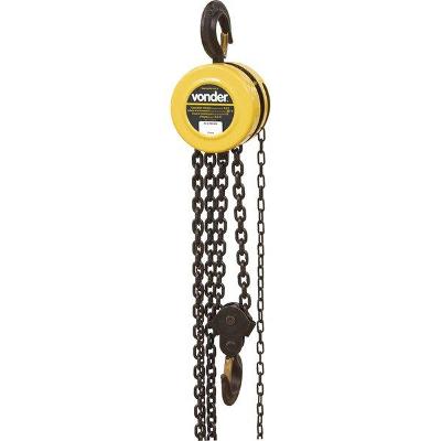 Talha manual corrente 5,0 ton elevação 3,0m Vonder Plus