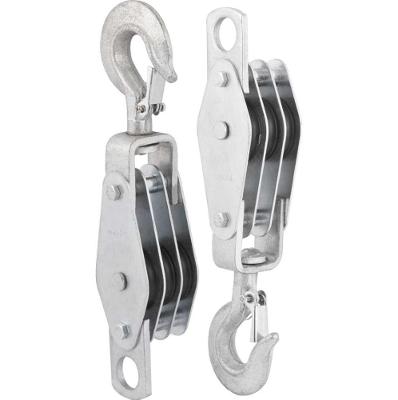 Moitão cadernal 650kg 3 roldanas 45x10mm c/ 2 peças Vonder