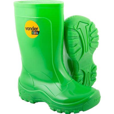 Bota Infantil Verde PVC com Forro Tam. 20/21 Vonder