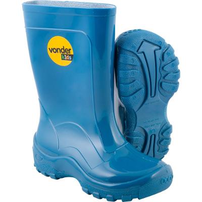 Bota Infantil Azul PVC com Forro Tam. 20/21 Vonder