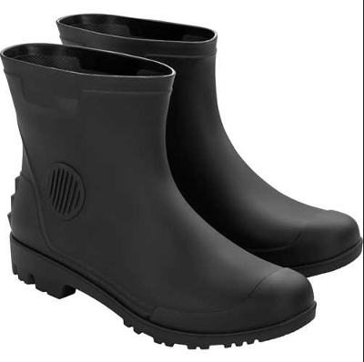 Bota (Aa) Pvc 41 Preta C3/4 Cf Vonder