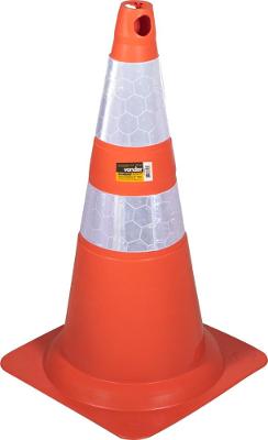 Cone 75Cm Laranja/Branco Refletivo Vonder