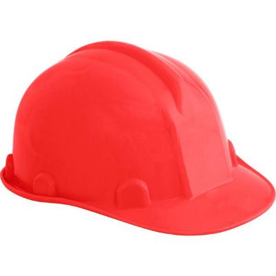 Capacete Aba Frontal Vermelho Carneira Plastica Vonder