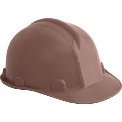 Capacete Aba Frontal Marrom Carneira Plastica Vonder
