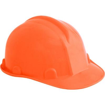 Capacete Aba Frontal Laranja Carneira Plastica Vonder