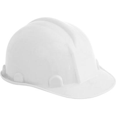 Capacete Aba Frontal Branco Carneira Plastica Vonder