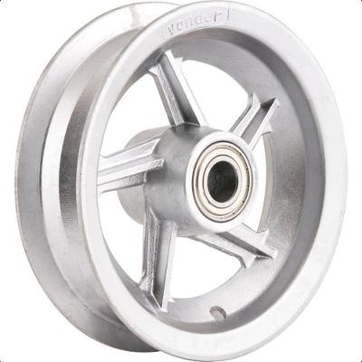 Aro Alumínio 3,50x8 200kg Rolamento Esfera Eixo 25mm Vonder