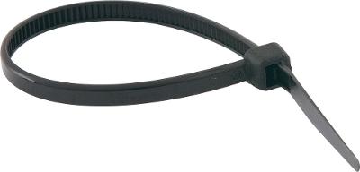 Abraçadeira de nylon 100x2,5mm preta com 100 peças Vonder