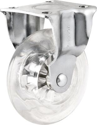 Rodizio Fixo 1.3/8 Leve 20kg Poliuretano Transparente Vonder