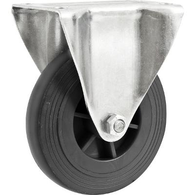 Rodizio fixo 5" para carrinho plástico 300kg - Nove54