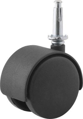 Rodizio Giratório Duplo 60mm 30kg Nylon Cone 8x38mm Vonder