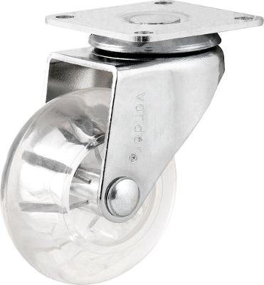 Rodizio Giratório 2 Leve 35kg Transparente Vonder
