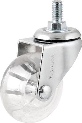 Rodizio Giratório 2 Leve 35kg Transparente Vonder