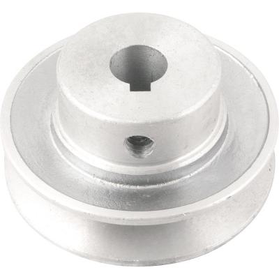 Polia Alumínio 1 Canal Perfil A 70mm com Furo 14mm - Vonder
