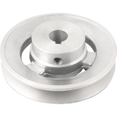 Polia Alumínio 1 Canal Perfil A 100 mm com Furo 5/8" Vonder