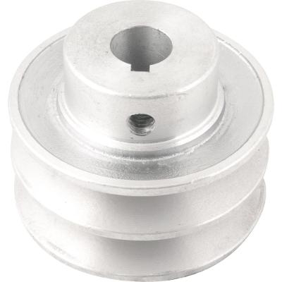 Polia Alumínio 2 Canais Perfil a 70mm c/ Furo 5/8'' Vonder