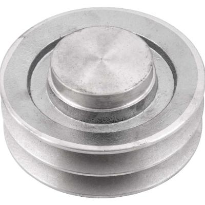 Polia alumínio 130mm 2 canais perfil b Vonder