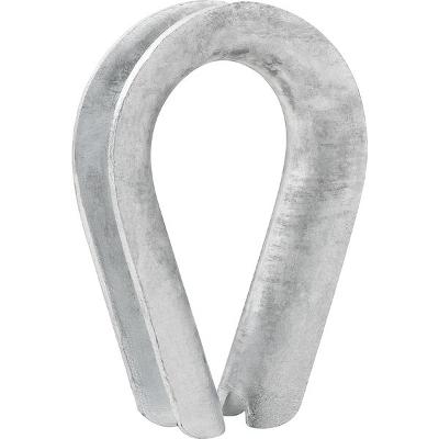 Anilha p/ cabo de aço 7/8" pesado galvanizada Vonder Plus