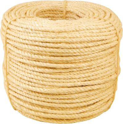 Corda sisal torcida 6,0mm 7,0kg 220 metros natural Vonder