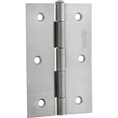 Dobradiça para portas 3.1/2" ferro polido Vonder