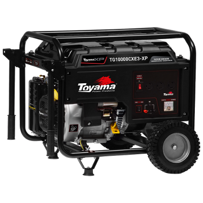 Gerador Gasolina TG10000CXE3 10KVA com AVR Trif 380V Toyama
